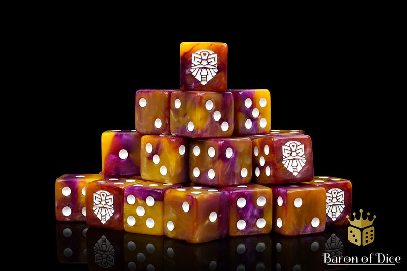 Load image into Gallery viewer, Dwarven Gold Dice
