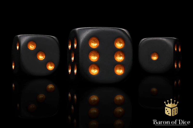 Load image into Gallery viewer, Matte Black Universal Dice
