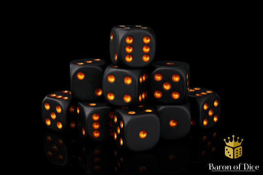 Matte Black Universal Dice