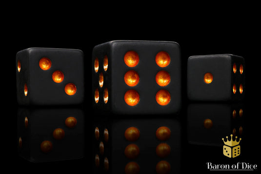 Matte Black Universal Dice