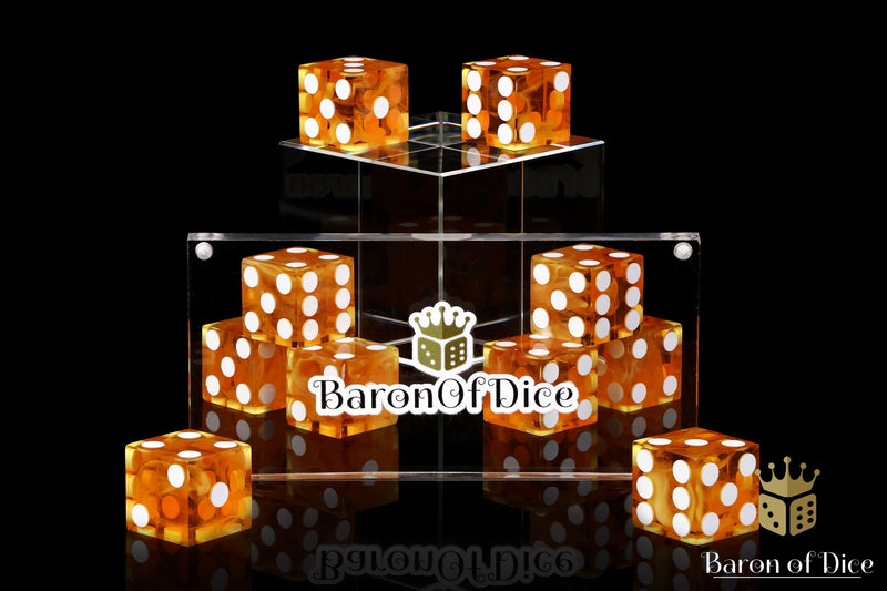 Load image into Gallery viewer, Precision Dice -  Fiery Orange 
