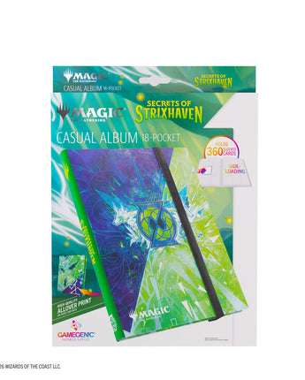 Gamegenic Secrets of Strixhaven: Casual Album 18-Pocket - Quandrix 