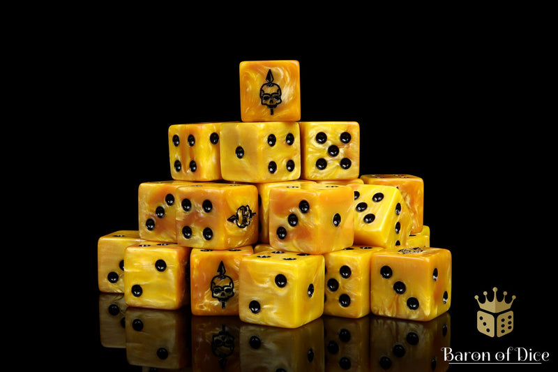 Load image into Gallery viewer, Gold Company Dice
