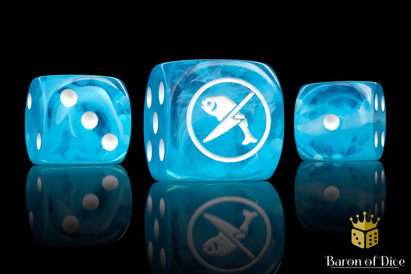 Load image into Gallery viewer, The Fishermen - Guild Ball Dice (Official)
