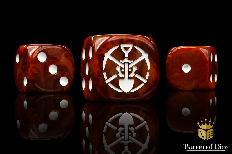 Load image into Gallery viewer, The Miners - Guild Ball Dice (Official)
