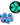Glow in the Dark Supernova RPG Dice Set 