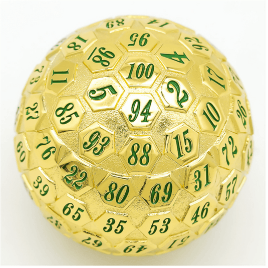 45mm Metal D100 - Gold with Green