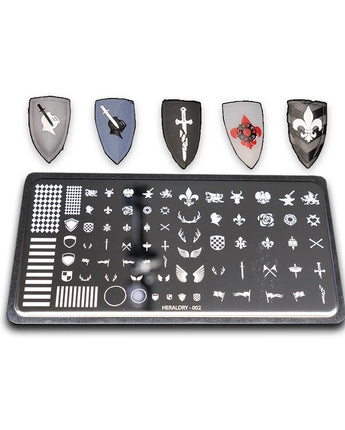 Classic Stampin' Plates - Heraldry 002 