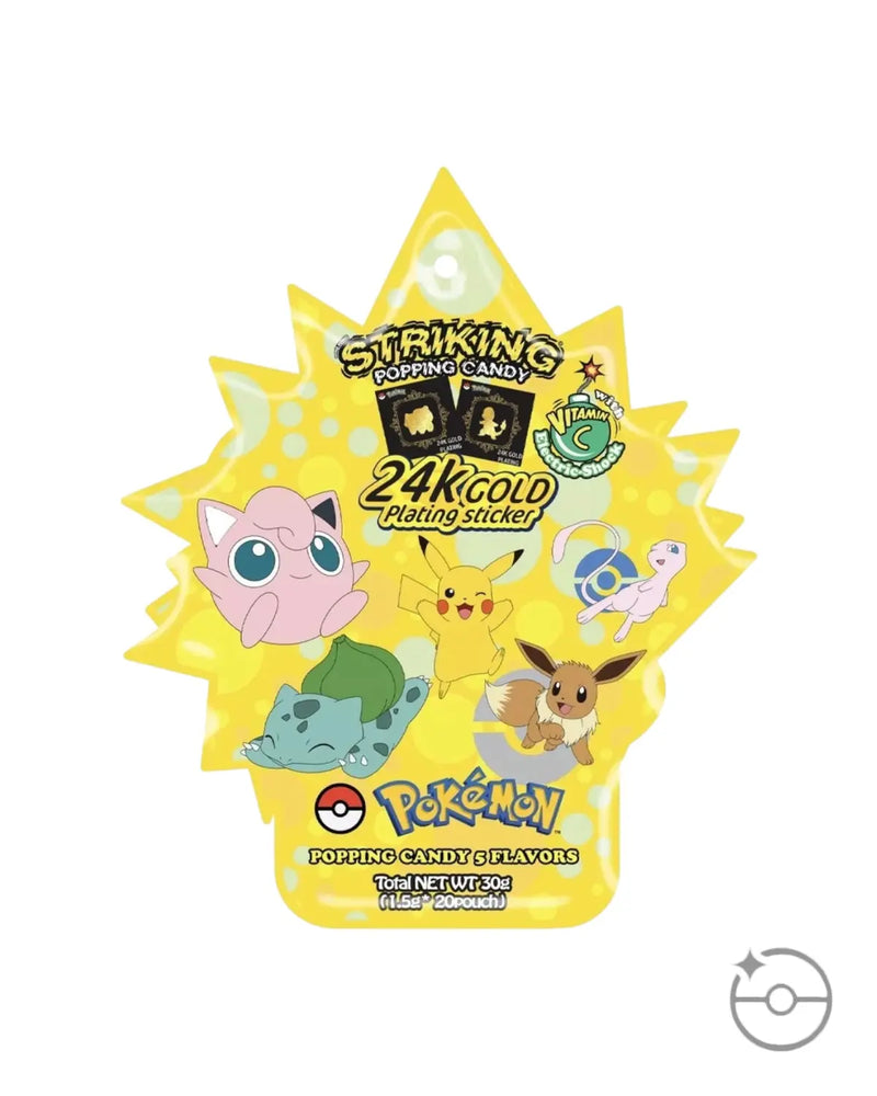 Load image into Gallery viewer, Pokémon Striking Popping Candy (1 pack) + 24K Gold Sticker (Korean) 
