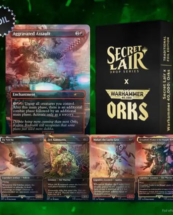 Secret Lair x Warhammer 40,000: Orks - Traditional Foil Edition 