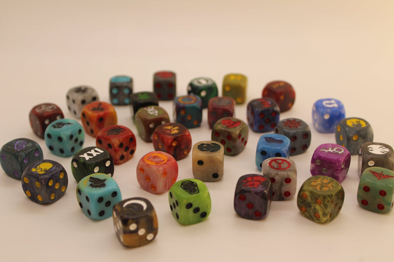 Load image into Gallery viewer, Smorgasbord of 16mm Dice
