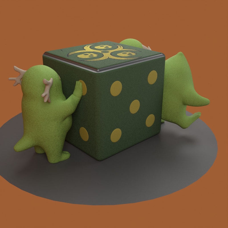 Load image into Gallery viewer, Diseased Plushie Dice Bag
