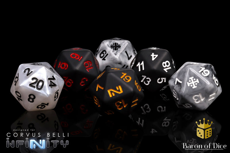 Load image into Gallery viewer, Infinity: Military Orders - Official Dice Set 
