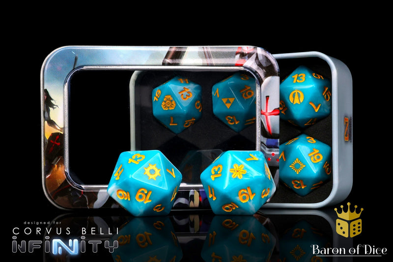 Load image into Gallery viewer, Infinity: JSA - Shindenbutai Sectorial - Official Dice Set 
