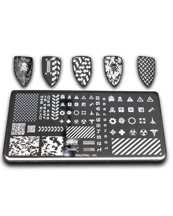 Classic Stampin' Plates - Industrial 001 