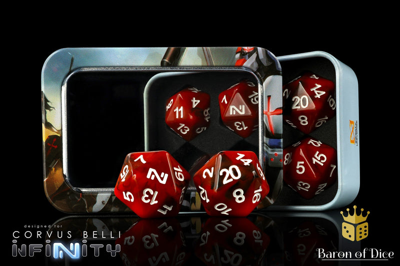 Load image into Gallery viewer, Infinity: N4 Thrice Coalition - Official Dice Set 
