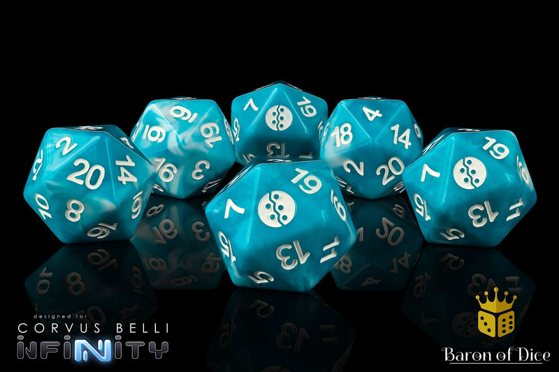 Load image into Gallery viewer, Infinity: PanOceania - Official Dice Set 
