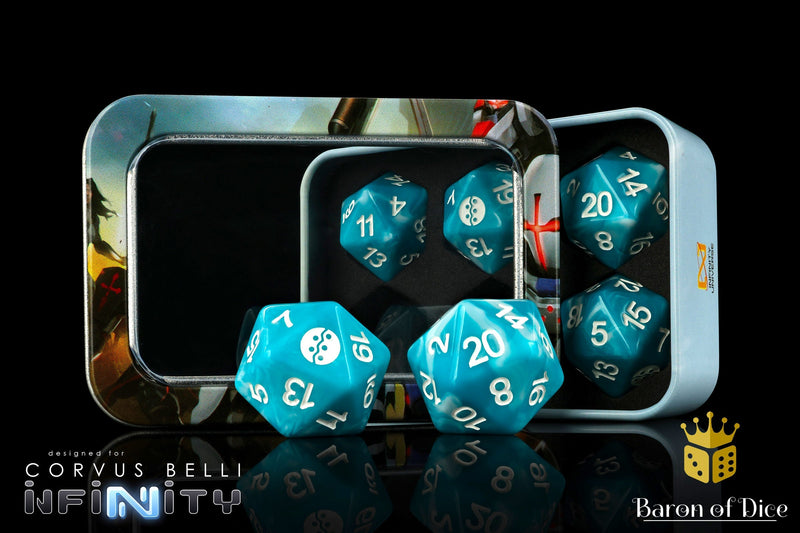 Load image into Gallery viewer, Infinity: PanOceania - Official Dice Set 
