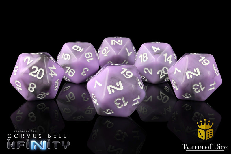 Load image into Gallery viewer, Infinity: N4 Purple - Official Dice Set 
