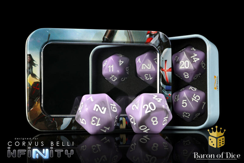 Load image into Gallery viewer, Infinity: N4 Purple - Official Dice Set 
