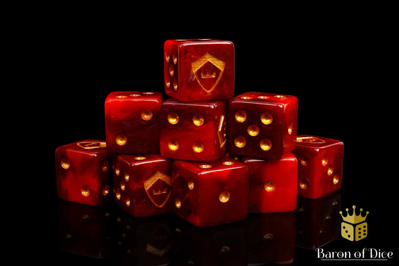 Load image into Gallery viewer, Kings of War: Imperial Dwarves - Official Dice Set
