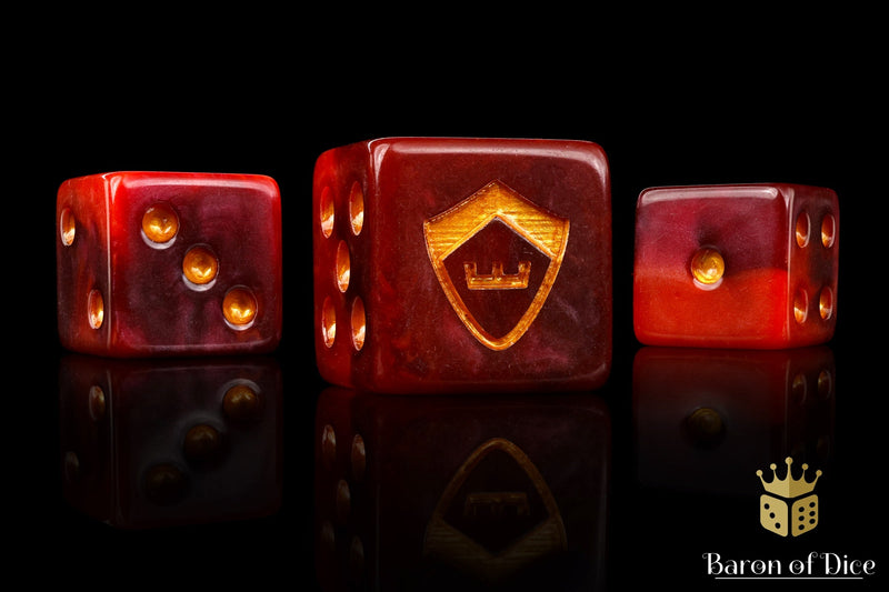 Load image into Gallery viewer, Kings of War: Imperial Dwarves - Official Dice Set
