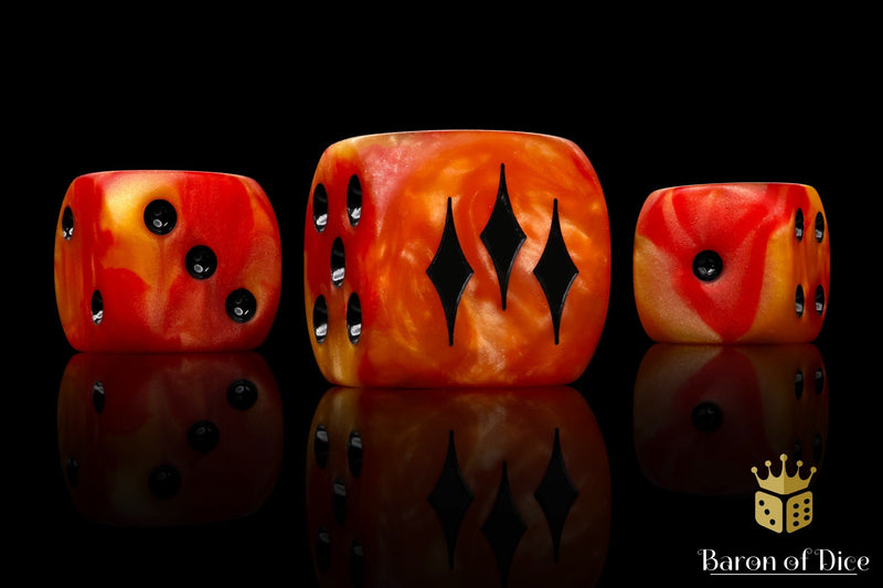 Load image into Gallery viewer, Kings of War: Salamanders - Official Dice Set 
