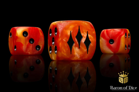 Kings of War: Salamanders - Official Dice Set 