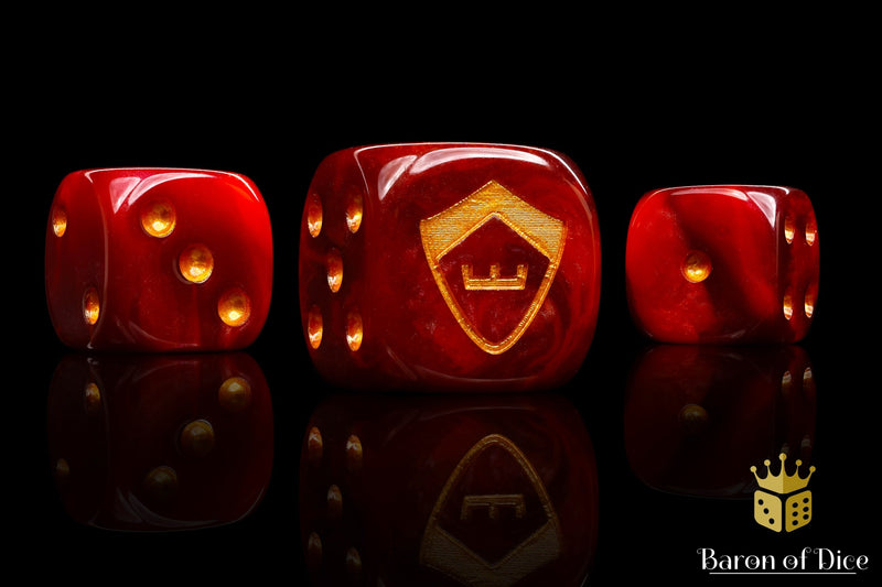 Load image into Gallery viewer, Kings of War: Imperial Dwarves - Official Dice Set
