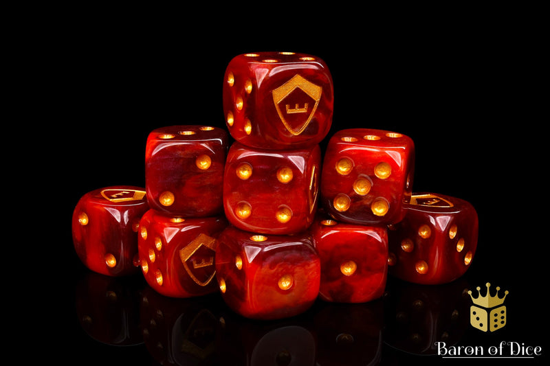 Load image into Gallery viewer, Kings of War: Imperial Dwarves - Official Dice Set
