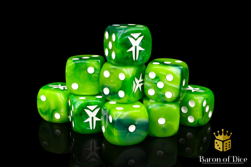 Load image into Gallery viewer, Kings of War: Goblins - Official Dice Set
