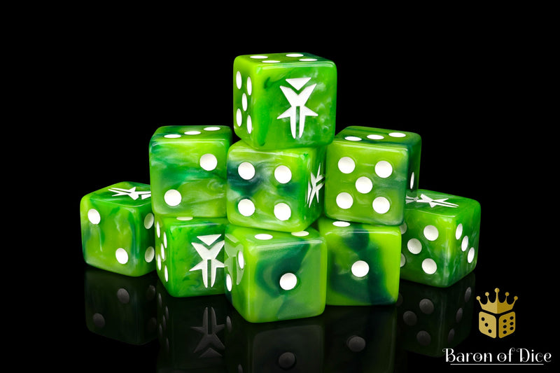 Load image into Gallery viewer, Kings of War: Goblins - Official Dice Set
