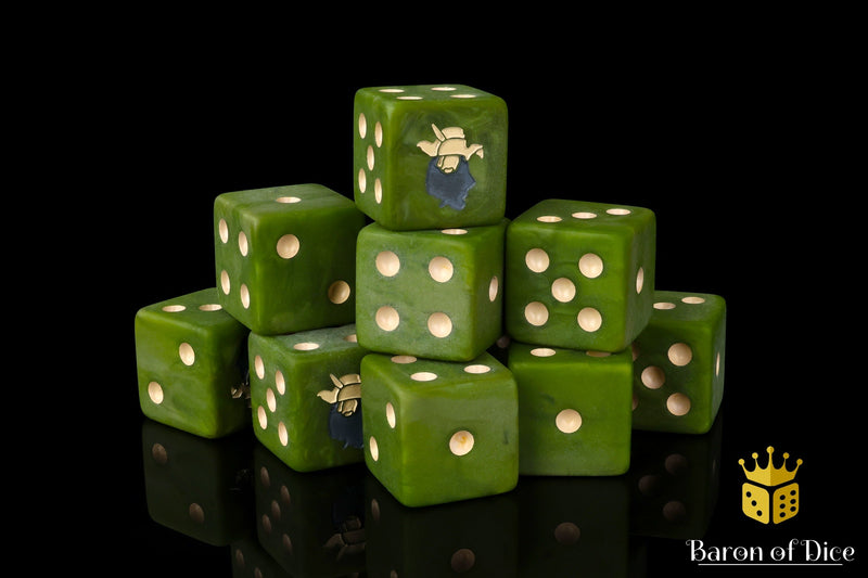 Load image into Gallery viewer, Forest Wizard Dice
