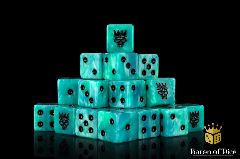 Load image into Gallery viewer, Royal Ghost Dice
