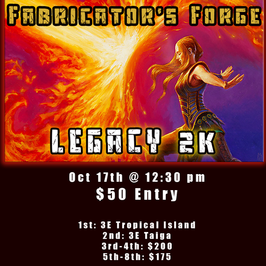 MTG Legacy 2k - Oct 17th (3E Underground Sea) 