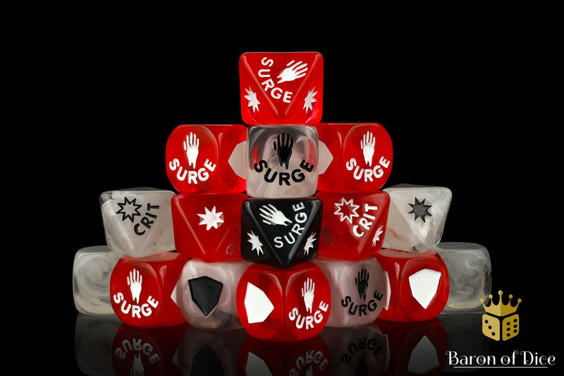 Load image into Gallery viewer, Shadow Group Dice Set of 25
