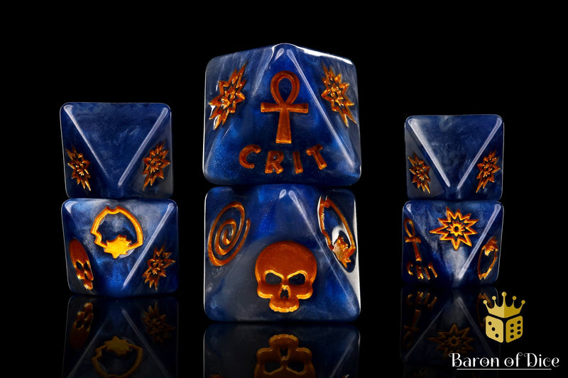 Load image into Gallery viewer, Judgement Day D8 Dice Set
