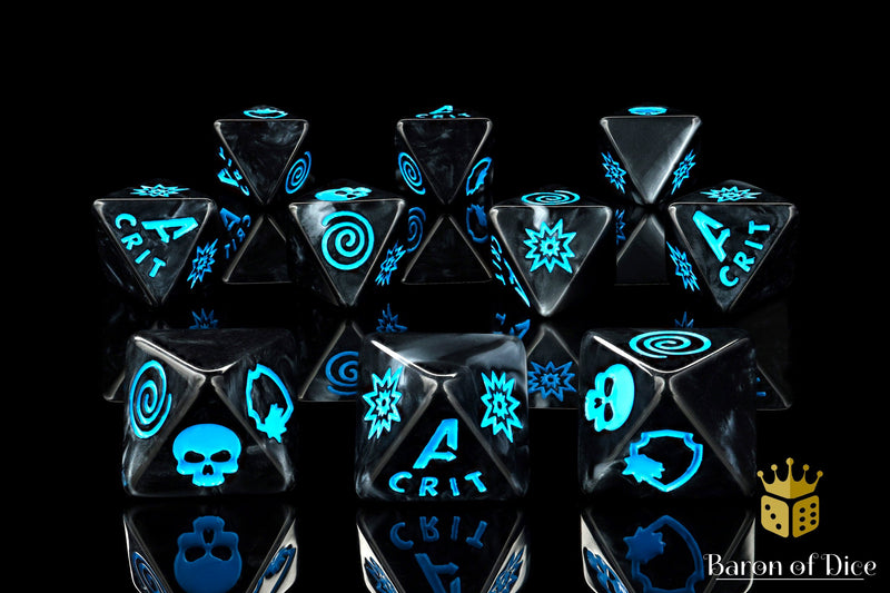 Load image into Gallery viewer, Lady Warriors D8 Dice Set
