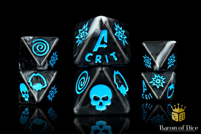 Load image into Gallery viewer, Lady Warriors D8 Dice Set
