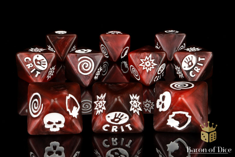 Load image into Gallery viewer, Criminal D8 Dice Set
