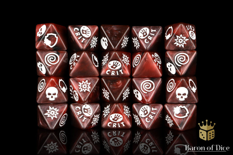 Load image into Gallery viewer, Criminal D8 Dice Set
