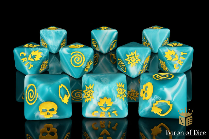 Load image into Gallery viewer, Guardians D8 Dice Set
