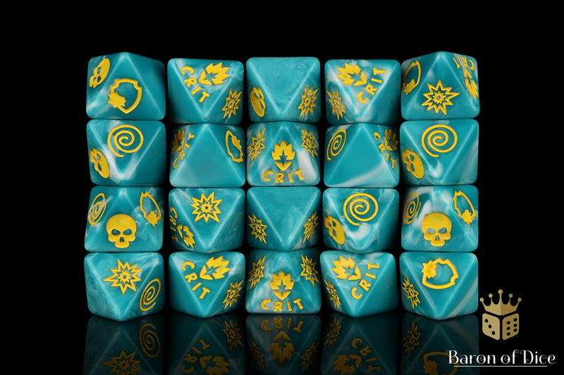 Load image into Gallery viewer, Guardians D8 Dice Set
