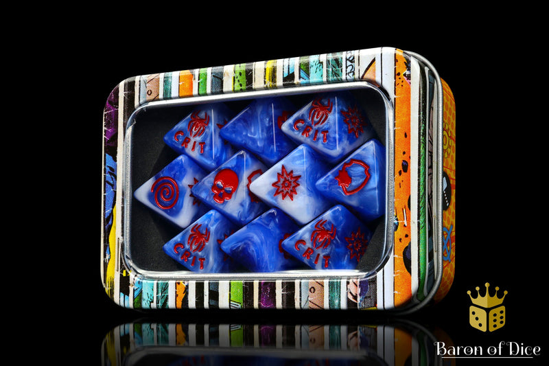 Load image into Gallery viewer, Heroic Spider D8 Dice Set
