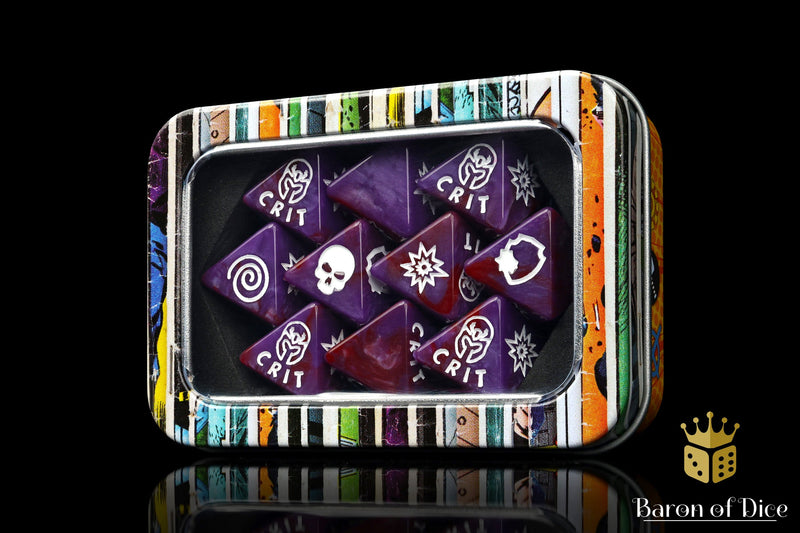 Load image into Gallery viewer, Menacing Mutants D8 Dice Set
