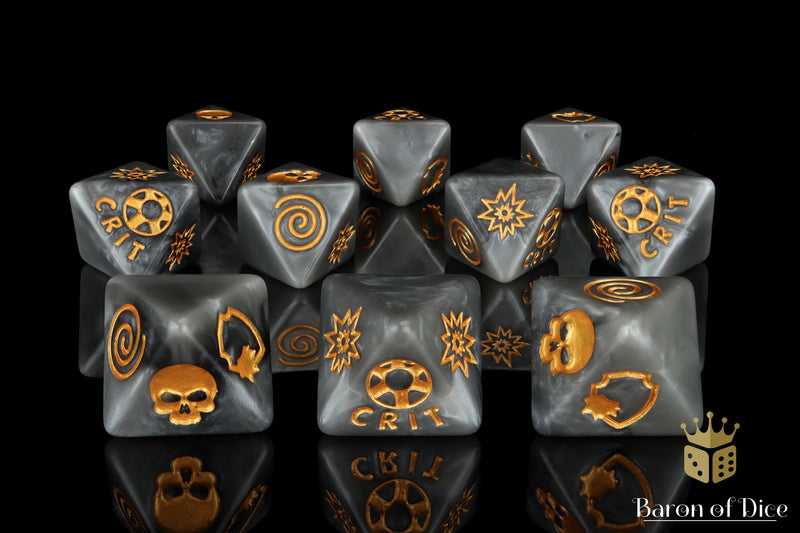 Load image into Gallery viewer, The Dark Sons D8 Dice Set
