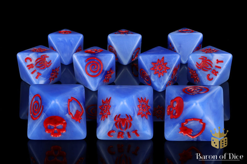 Load image into Gallery viewer, Heroic Spider D8 Dice Set
