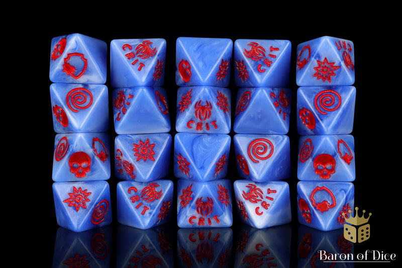 Load image into Gallery viewer, Heroic Spider D8 Dice Set
