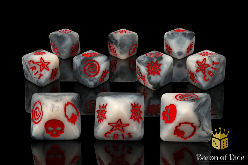 Load image into Gallery viewer, Winter Sergeant D8 Dice Set
