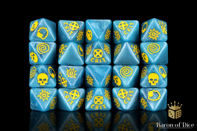 Load image into Gallery viewer, Heroic Mutants D8 Dice Set
